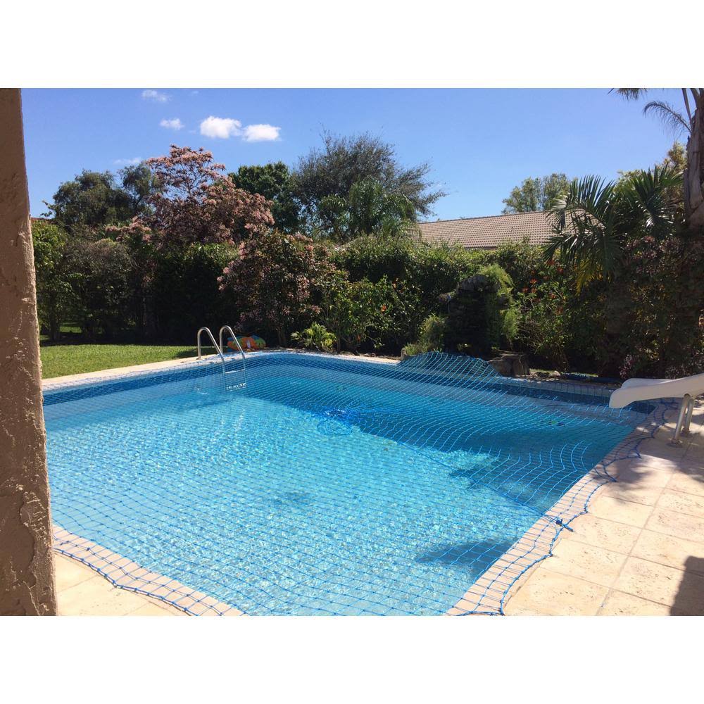 Pool Safety Net, 18 x 36 ft., Blue Z4817