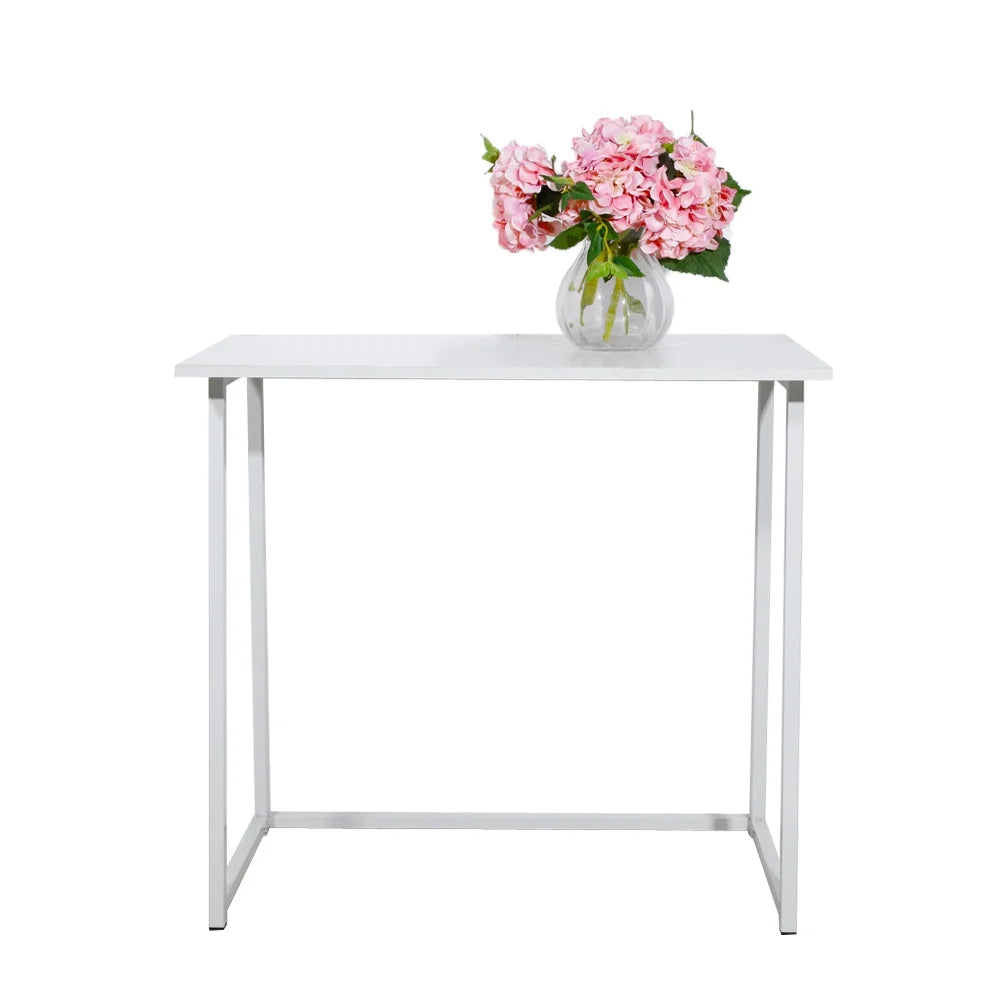 Collapsible Computer Desk White Y583996