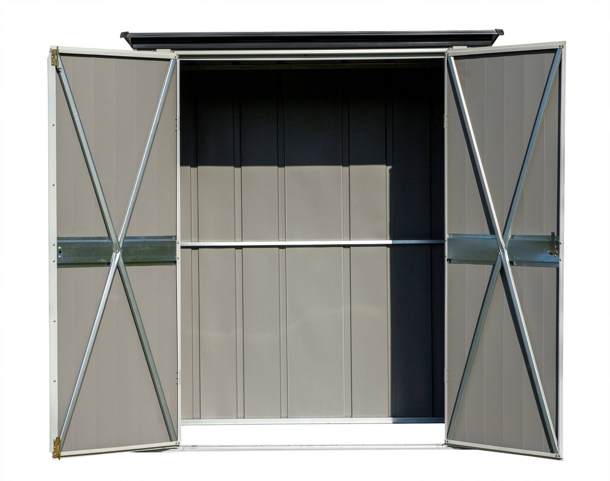 Patio Shed Flute Grey and Anthracite X11217