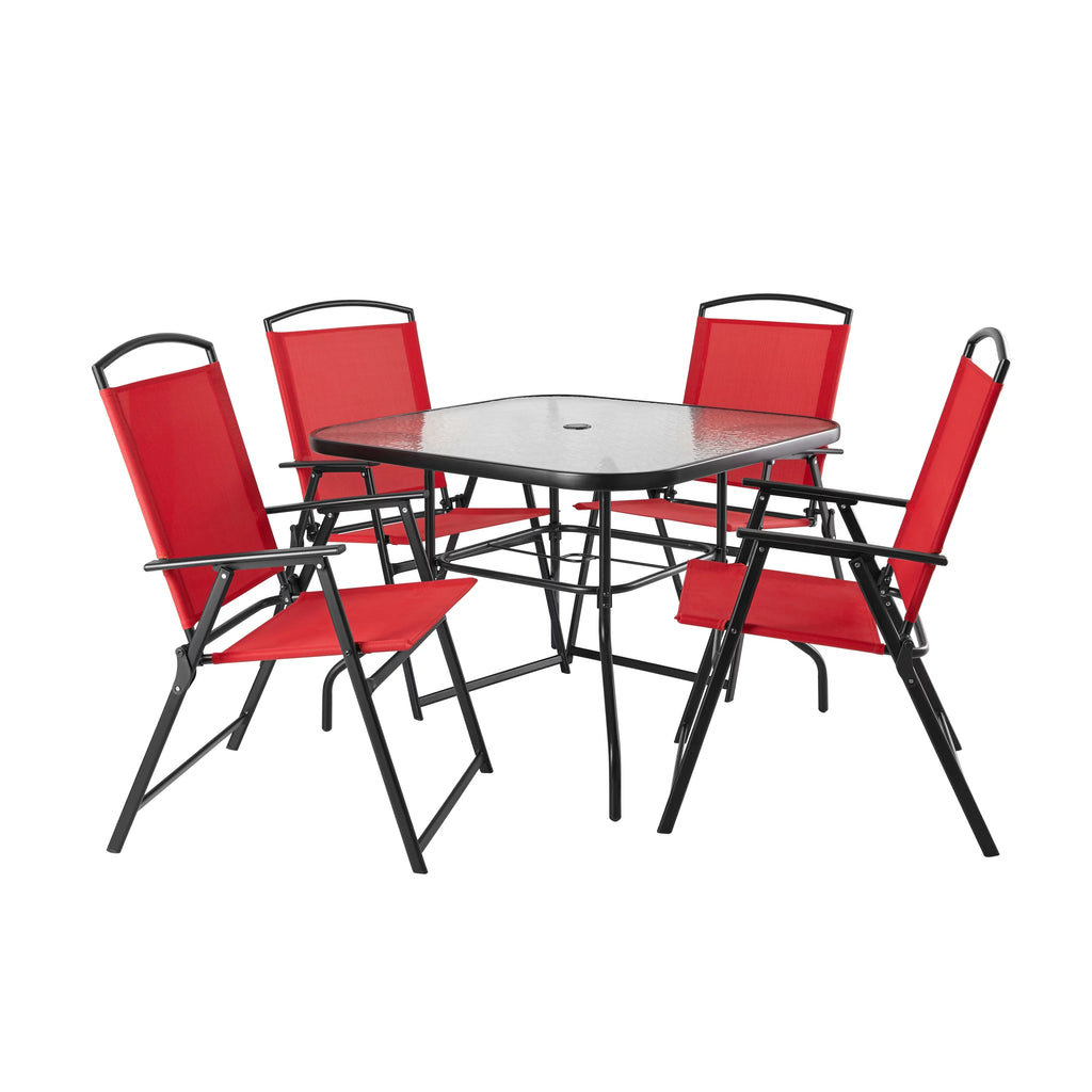 5 Piece Dining Set, Black Z30825