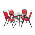 5 Piece Dining Set, Black Z30825