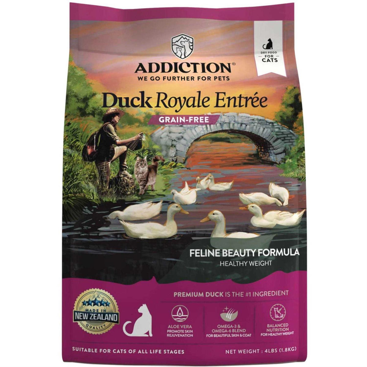 Grain-Free Duck Dry Cat Food Y188