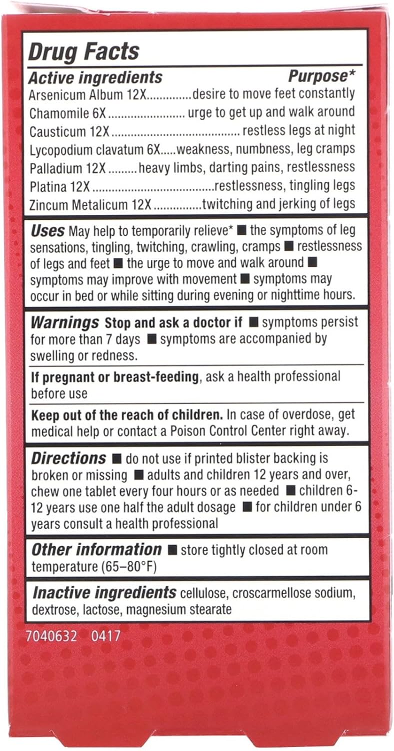 60 Tab Bio Restless Legs Q716617
