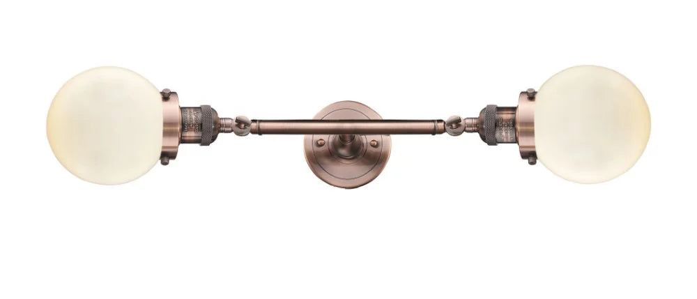 2 Light 23" Wide Brass Bathroom Vanity Light J92857