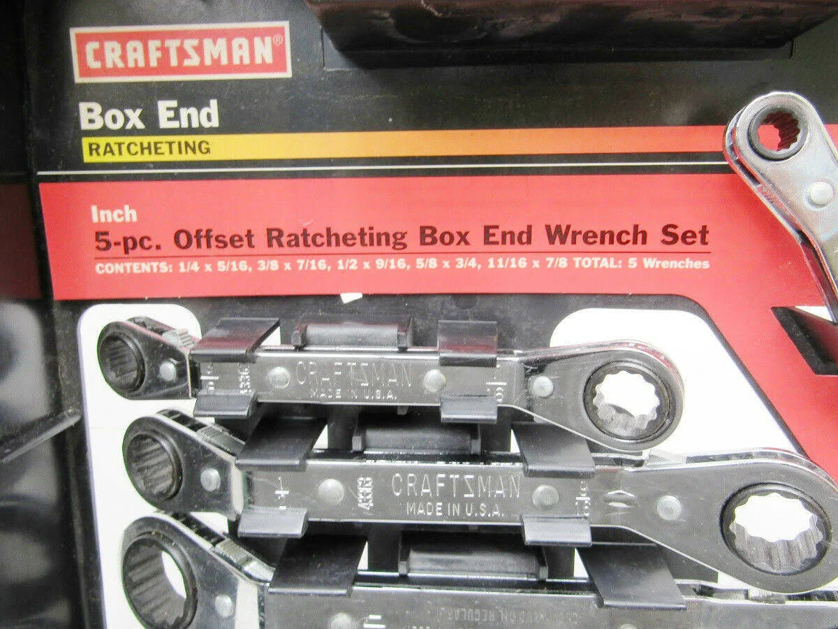 5 pc. Offset Ratchet Wrench Set U3561