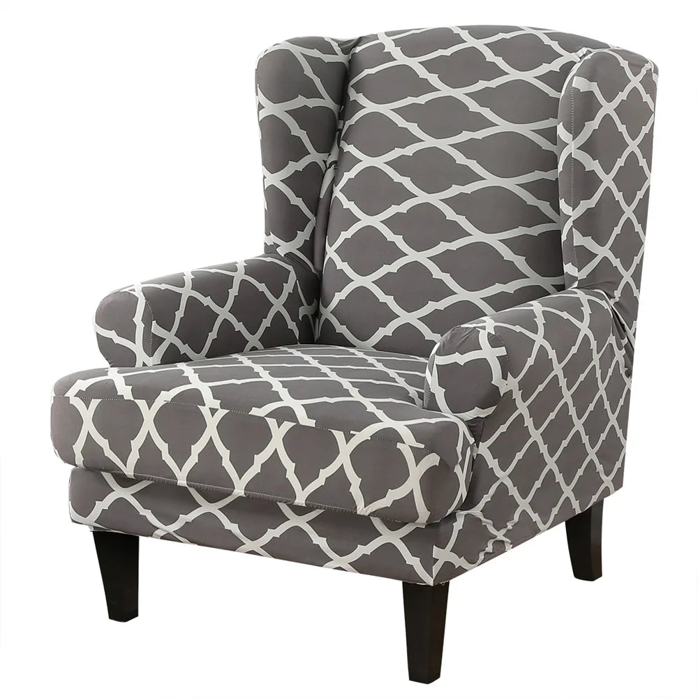 2-Piece Wing Chair Slipcover Z830340