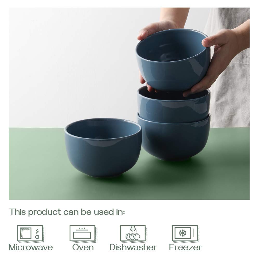 5.8" 30 Ounces Ceramic Bowls Set of 4 B149878