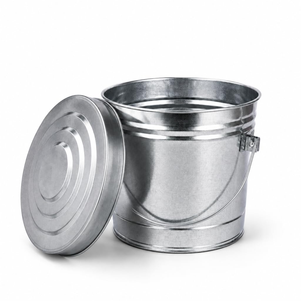 6 Gallon Steel Locking Can with Wire Handle D704850