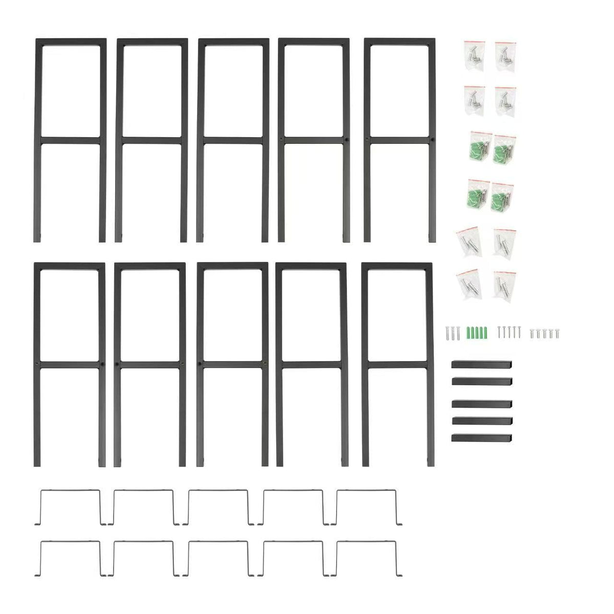 Wall Mount 34 Inch Media Storage Rack Q91514