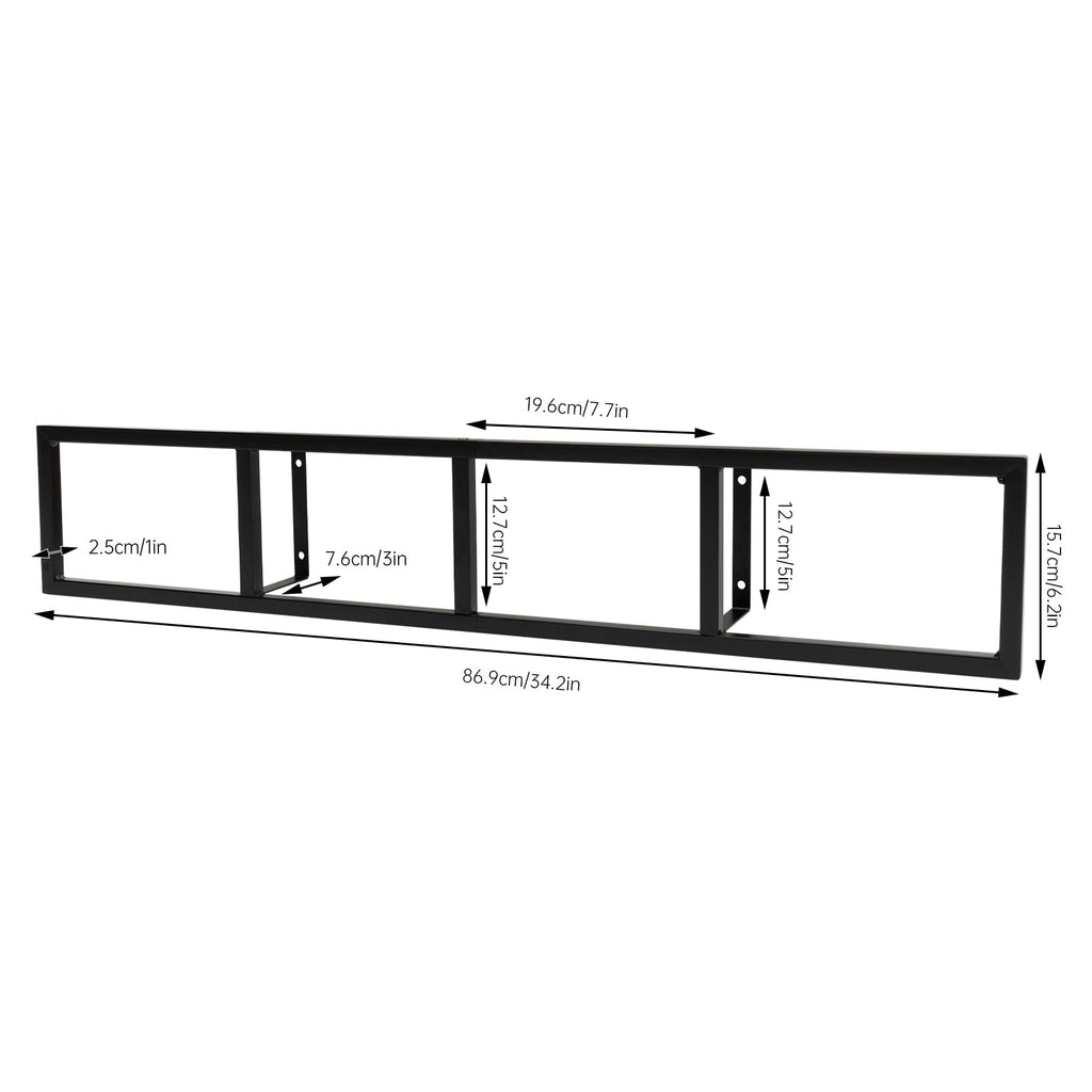 Wall Mount 34 Inch Media Storage Rack Q91514