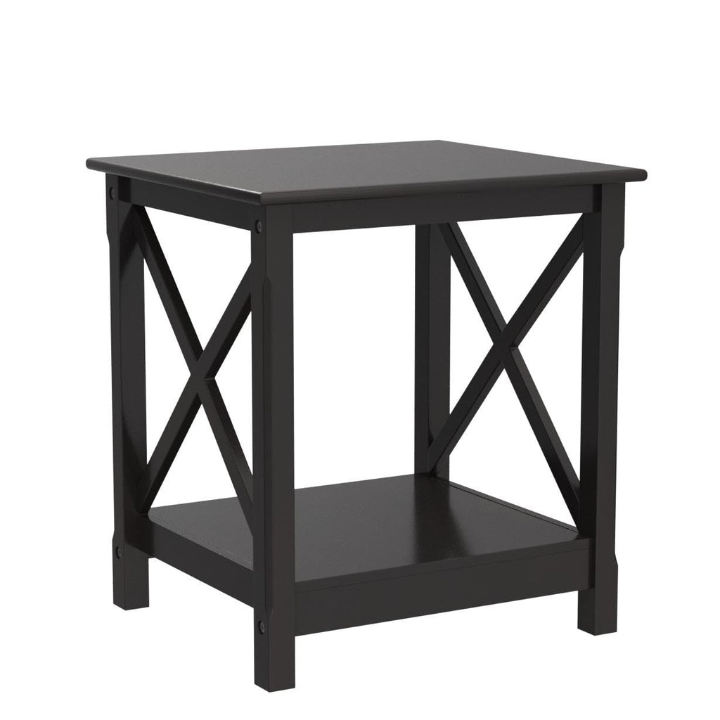 Espresso 20 x 18 Inch End Table Set of 2 R90058