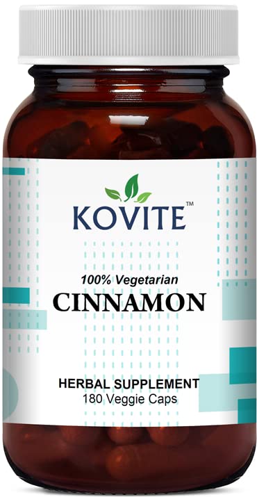 Organic Cinnamon 1000 mg 180 Vegetable Capsules S3767