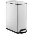 13.2 Gal Stainless Steel Slim Kitchen Trash Can J15753