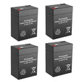 6V 4.5Ah Rechargeable SLA Batteries Qty of 4 S584