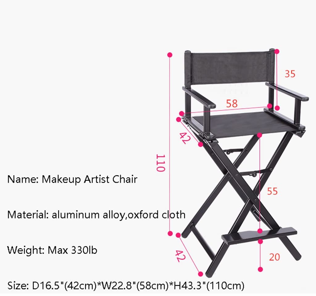 Folding Lightweight Aluminum Director's Chair J62283