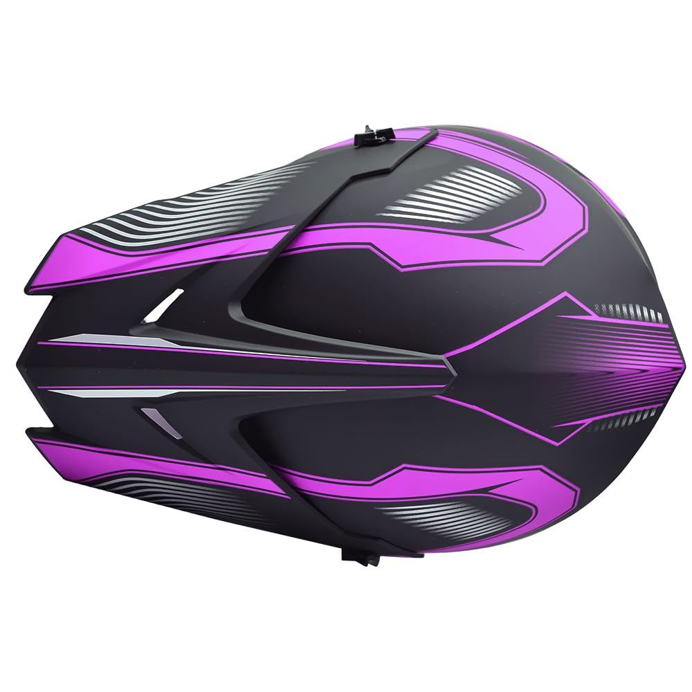 Adult Off-Road ATV Motocross Helmets with Goggles Gloves E671