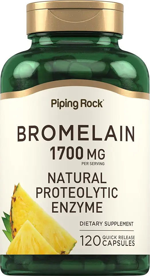 Bromelain Supplement 1700 mg 120 Capsules Pineapple Enzyme N8748