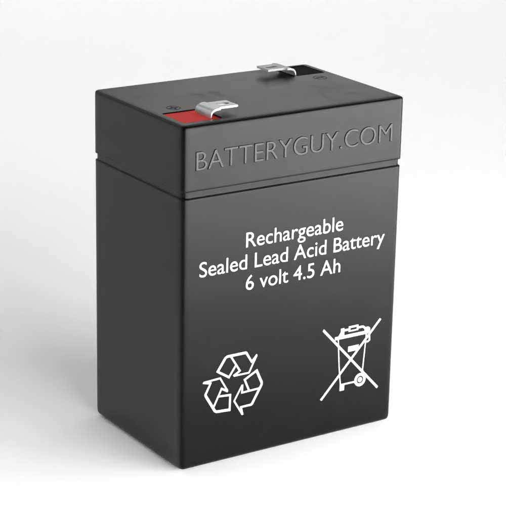 6V 4.5Ah Rechargeable SLA Batteries Qty of 4 S584