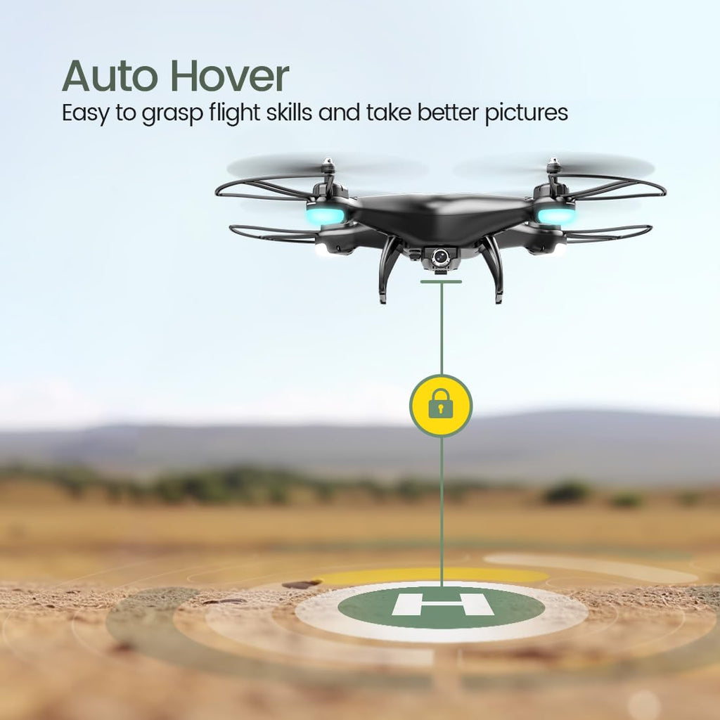 FPV RC Drone with 1080P HD Camera 2 Batteries E7210