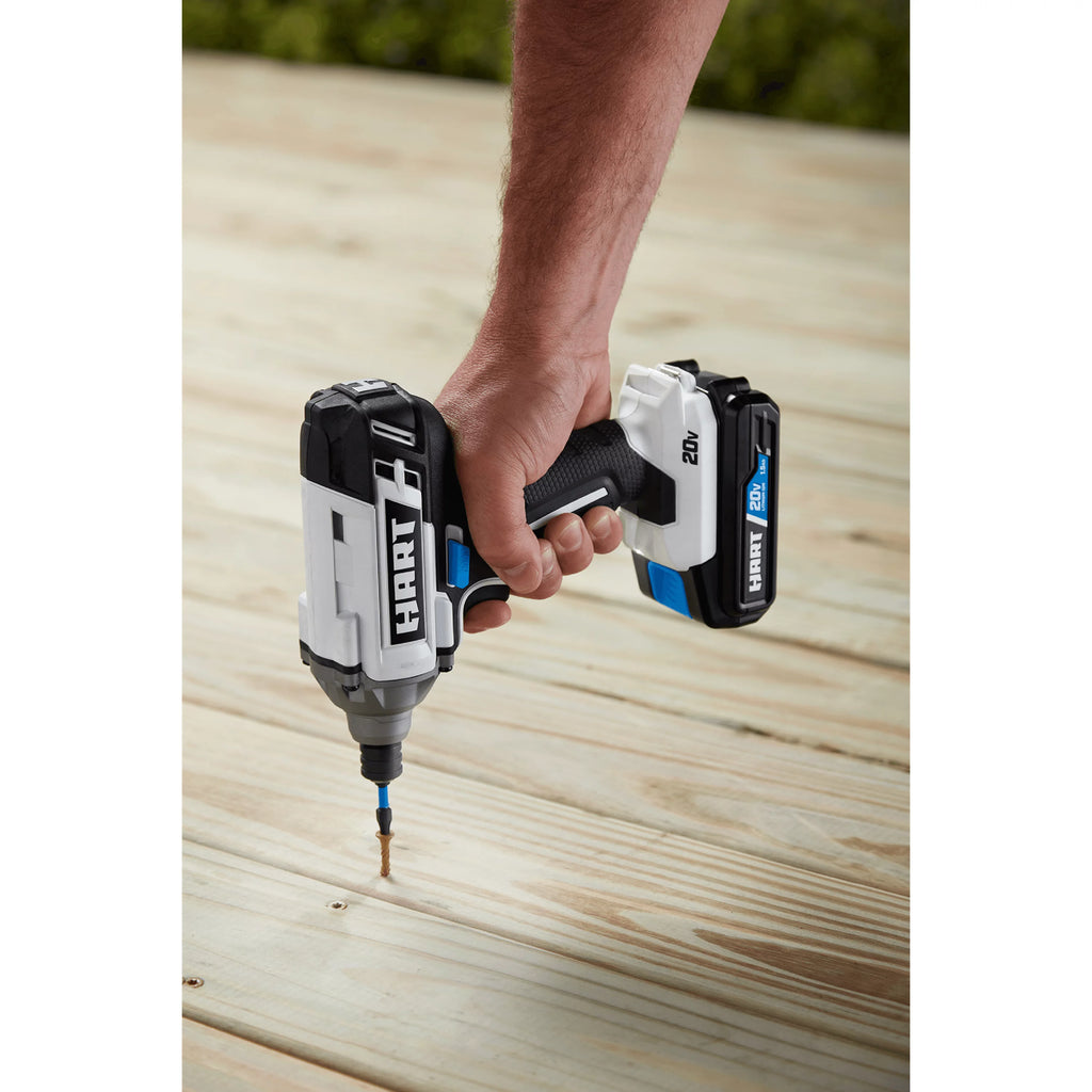 20-Volt Cordless 4-Tool Combo Kit & 200-Piece Drill & Driver Accessory Kit F526949