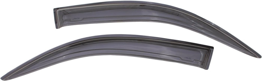 4-Piece Dark Smoke Side Window Deflector for Toyota Tundra Double Cab D98598