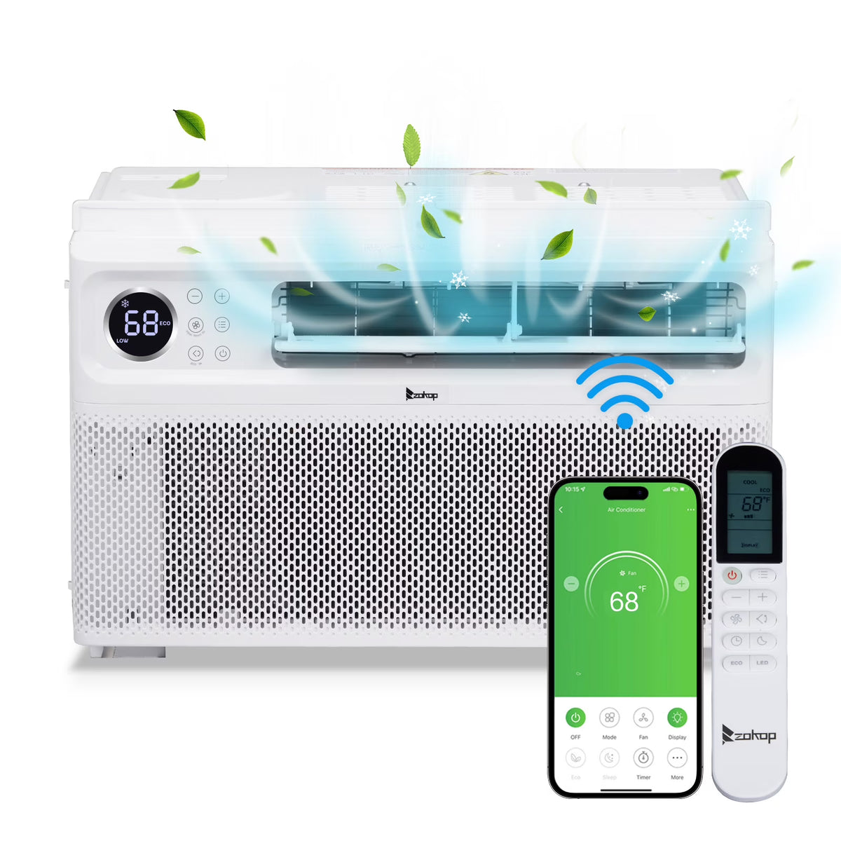 12000 BTU Smart Inverter Window Air Conditioner with Remote/App Control H6620