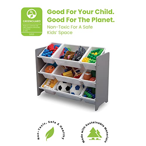 9 Bin Plastic Toy Organizer E531