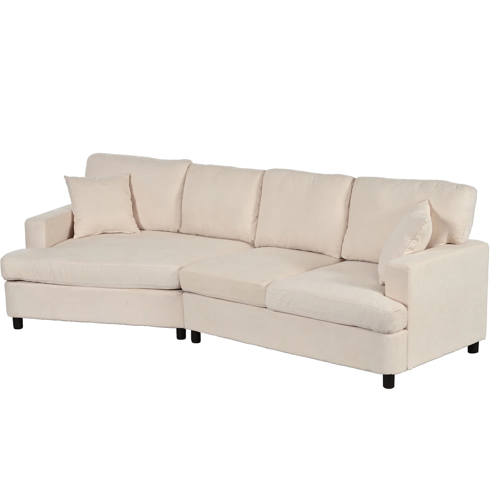 3 Seat Sofa with Removable Cushions and 2 Pillows C4527