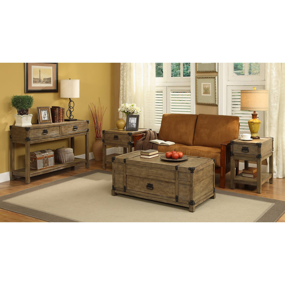 Carmel One Drawer Chairside Table P531927
