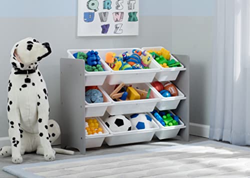9 Bin Plastic Toy Organizer E531