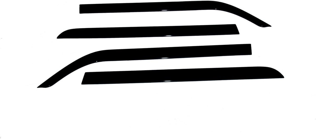 4-Piece Dark Smoke Side Window Deflector for Toyota Tundra Double Cab D98598
