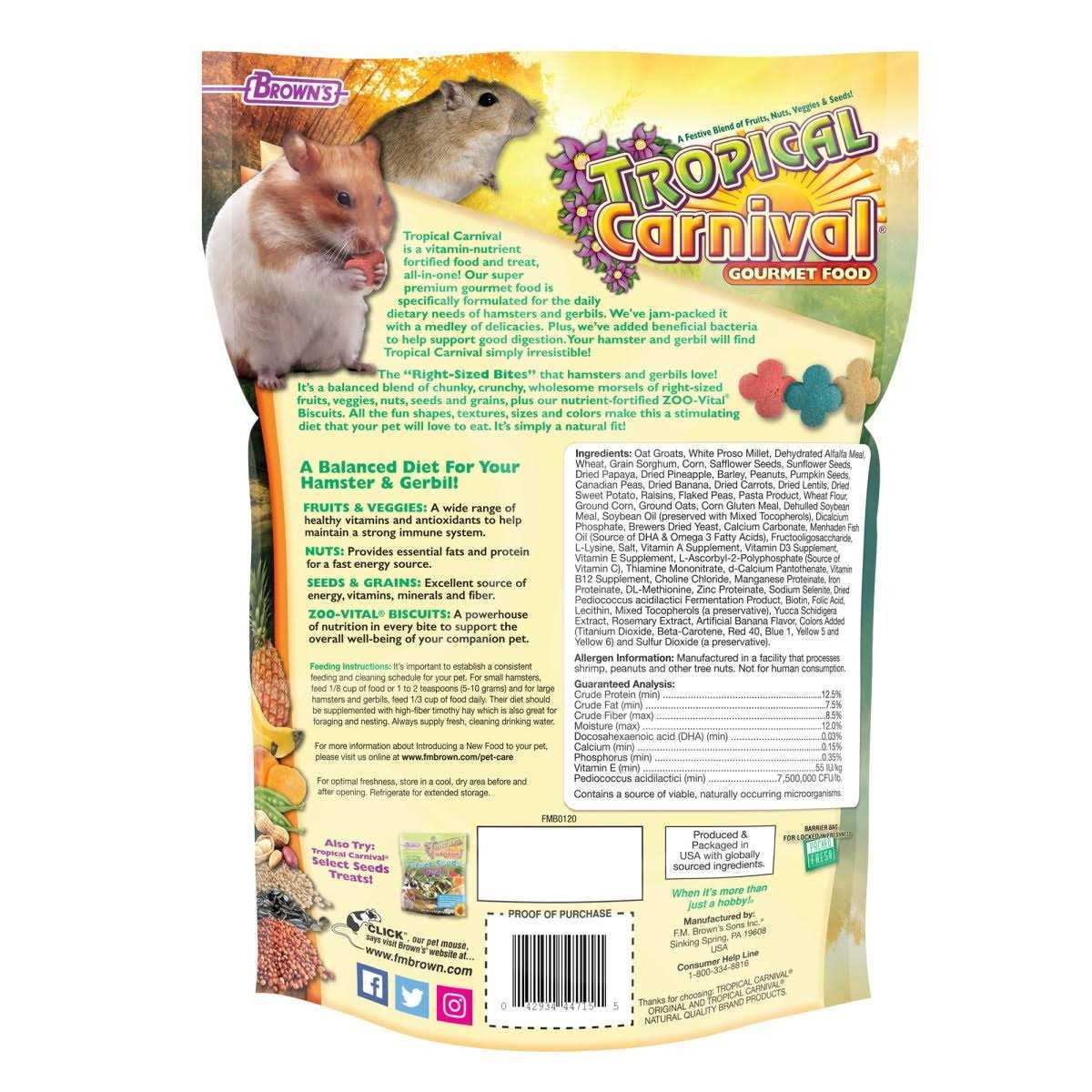 Gourmet Hamster & Gerbil Food K363684