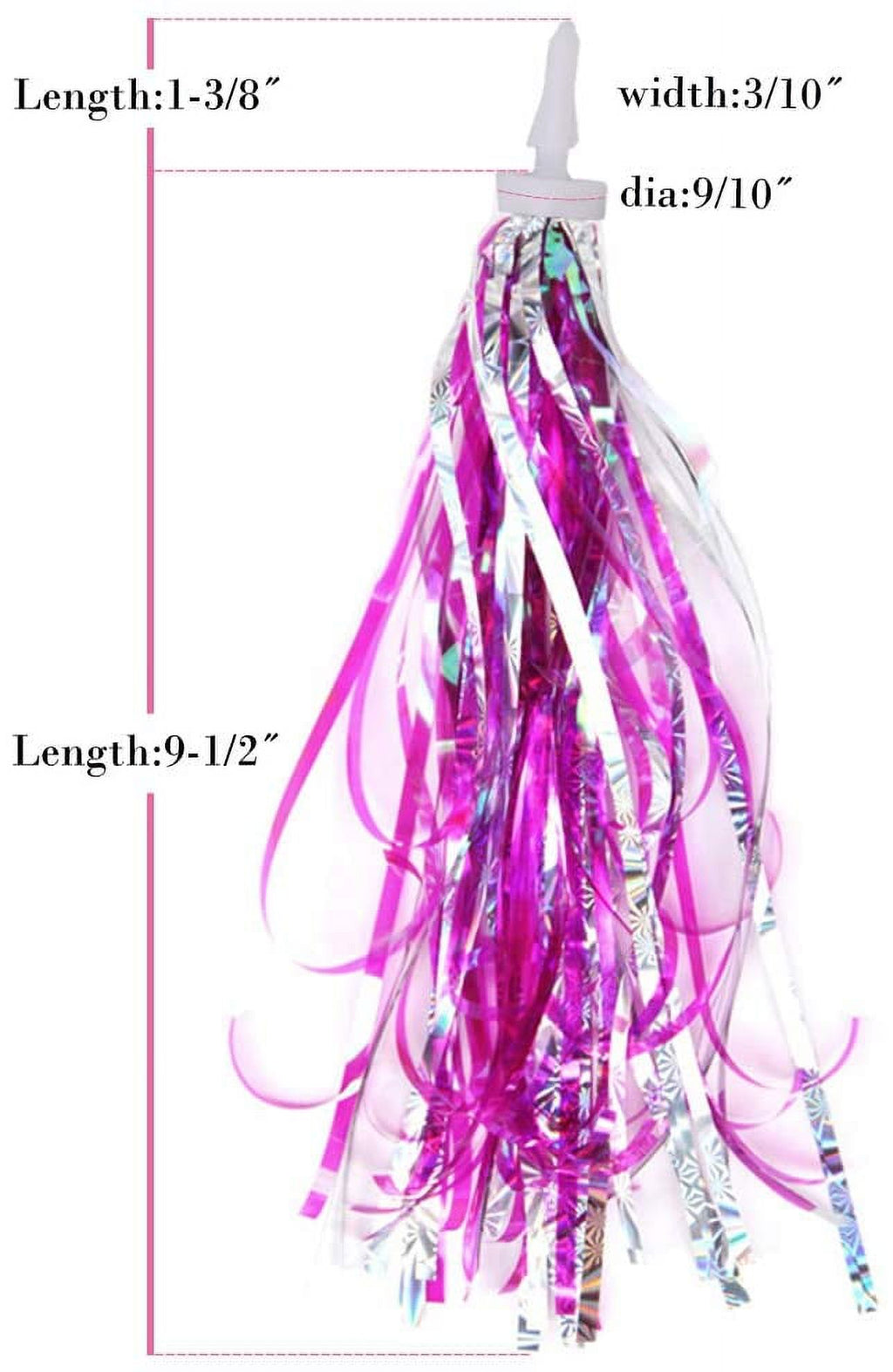 Kids Bicycle Tassel Ribbon Handlebar Streamers Grips Accessories L857