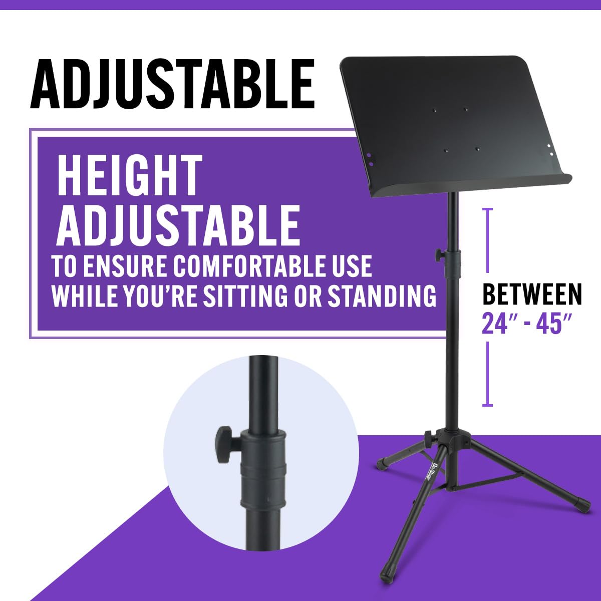 Black Folding Sheet-Music Stand S535166