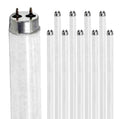 24 Inch 20W 2700K Warm White T9 Fluorescent Tube Light Bulb G13 Bi-Pin Base Pack of 10 V593359