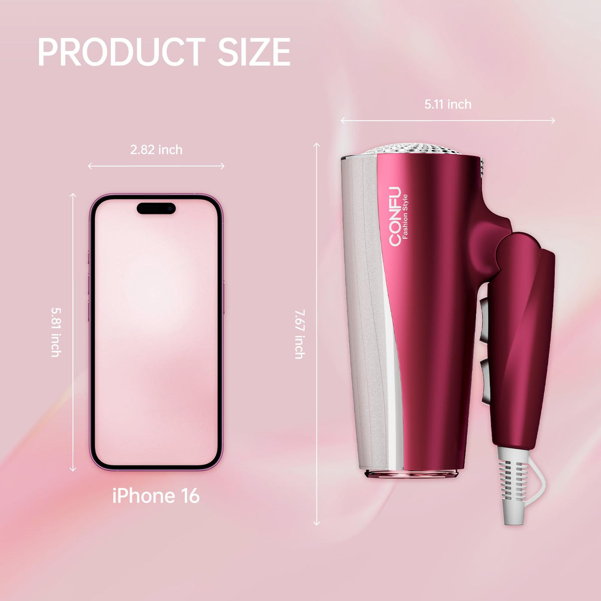 1875W Ceramic Tourmaline Hair Dryer S9556