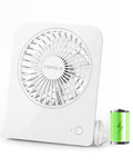 Small Portable Desk Fan 2000 mAh Rechargeable Battery 4.5 Inch K261543