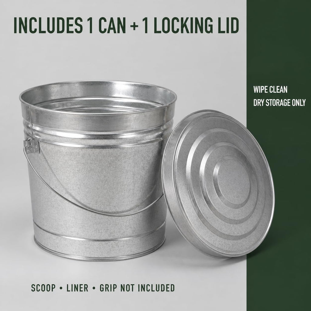 6 Gallon Steel Locking Can with Wire Handle D704850