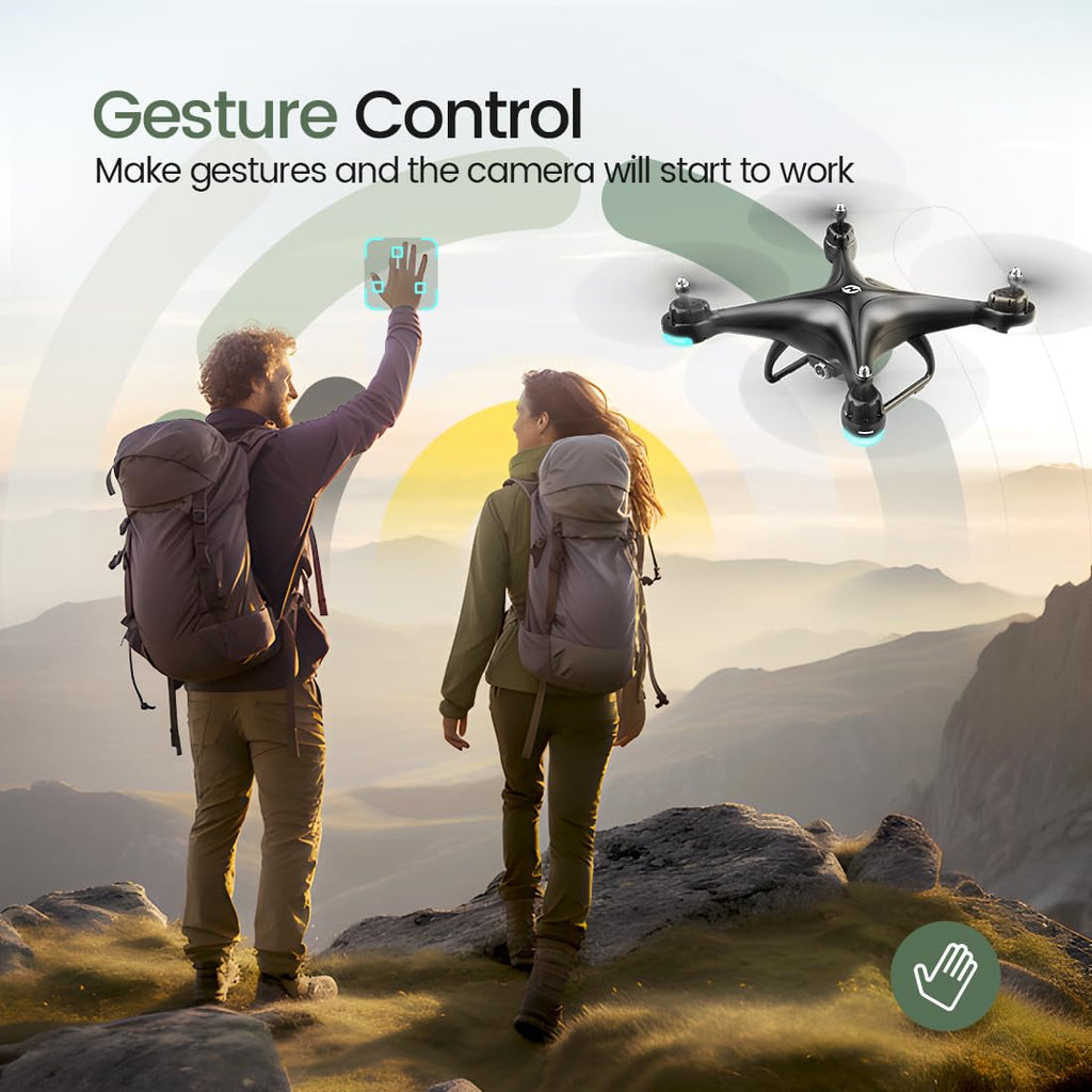 FPV RC Drone with 1080P HD Camera 2 Batteries E7210
