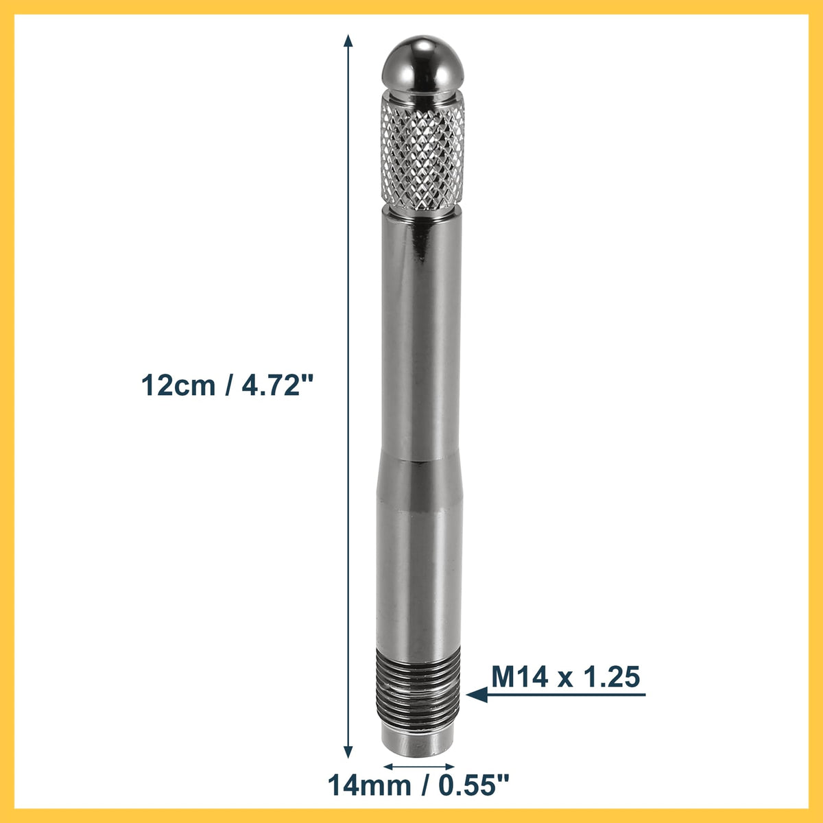 2pcs Stainless Steel Wheel Hangers Alignment Pin M14x1.25 R76616
