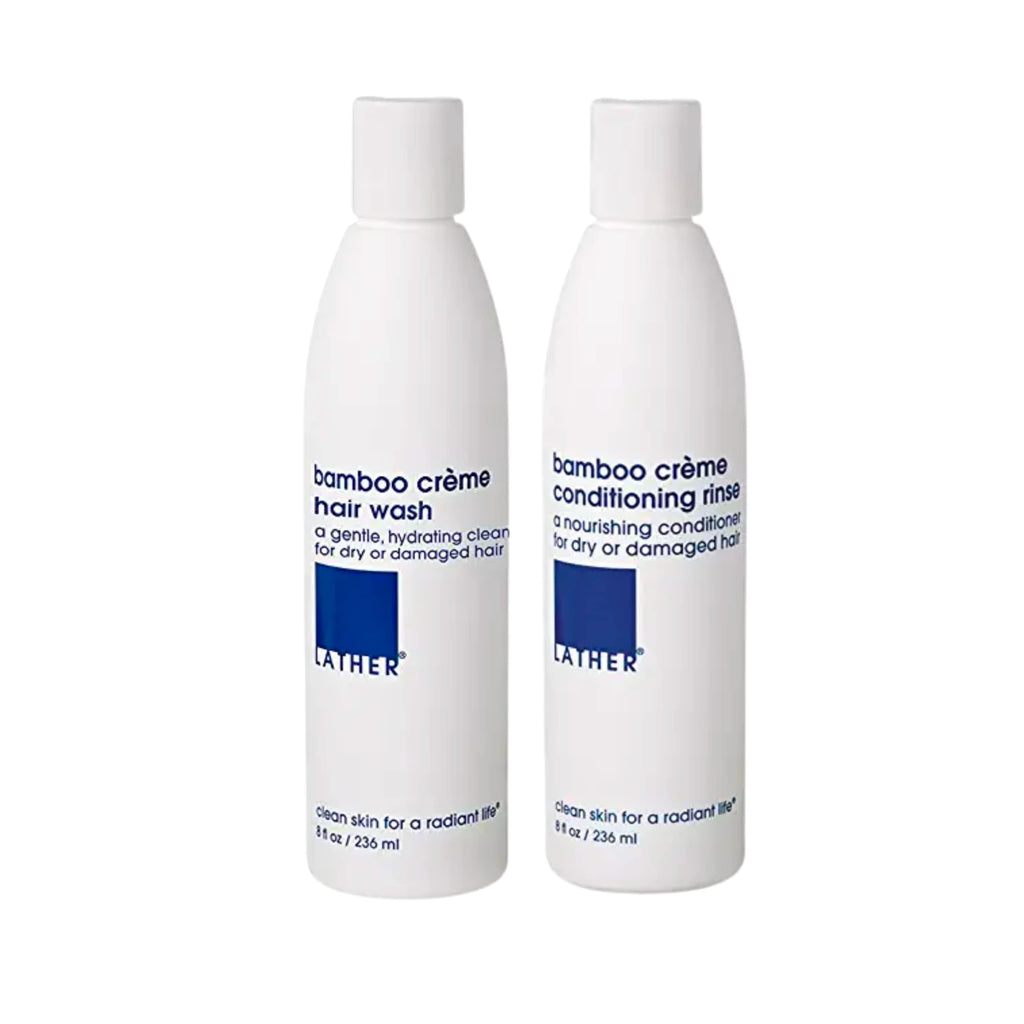 Bamboo Crème Shampoo and Conditioner Set with Essential Oils A2343