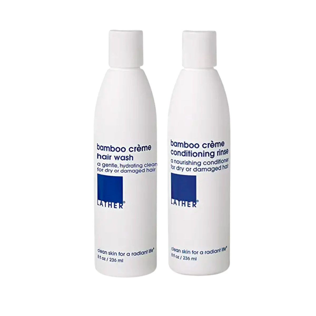 Bamboo Crème Shampoo and Conditioner Set with Essential Oils A2343
