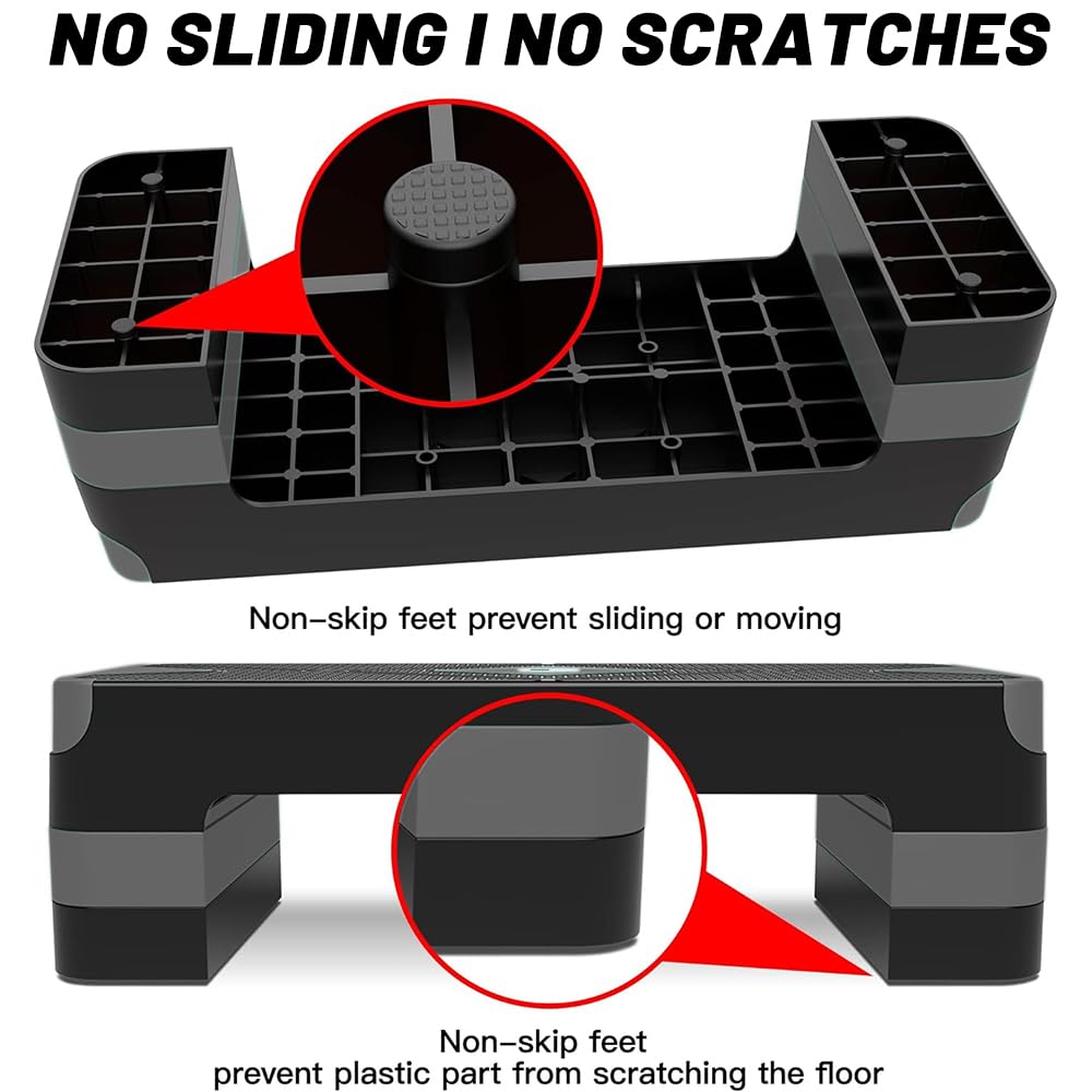 Aerobic Exercise Step, Adjustable Height O37282