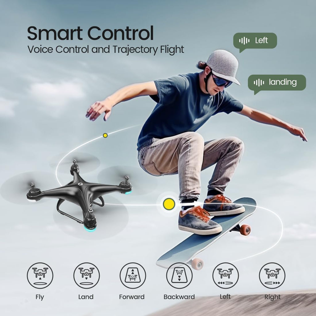 FPV RC Drone with 1080P HD Camera 2 Batteries E7210