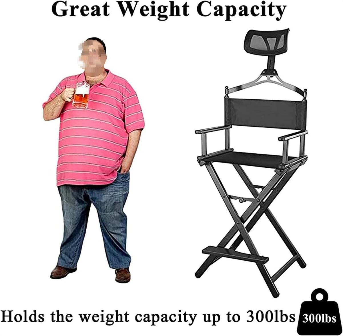 Folding Lightweight Aluminum Director's Chair J62283