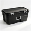 Black 22 Gal Wheeled Polypropylene Storage Trunk B770