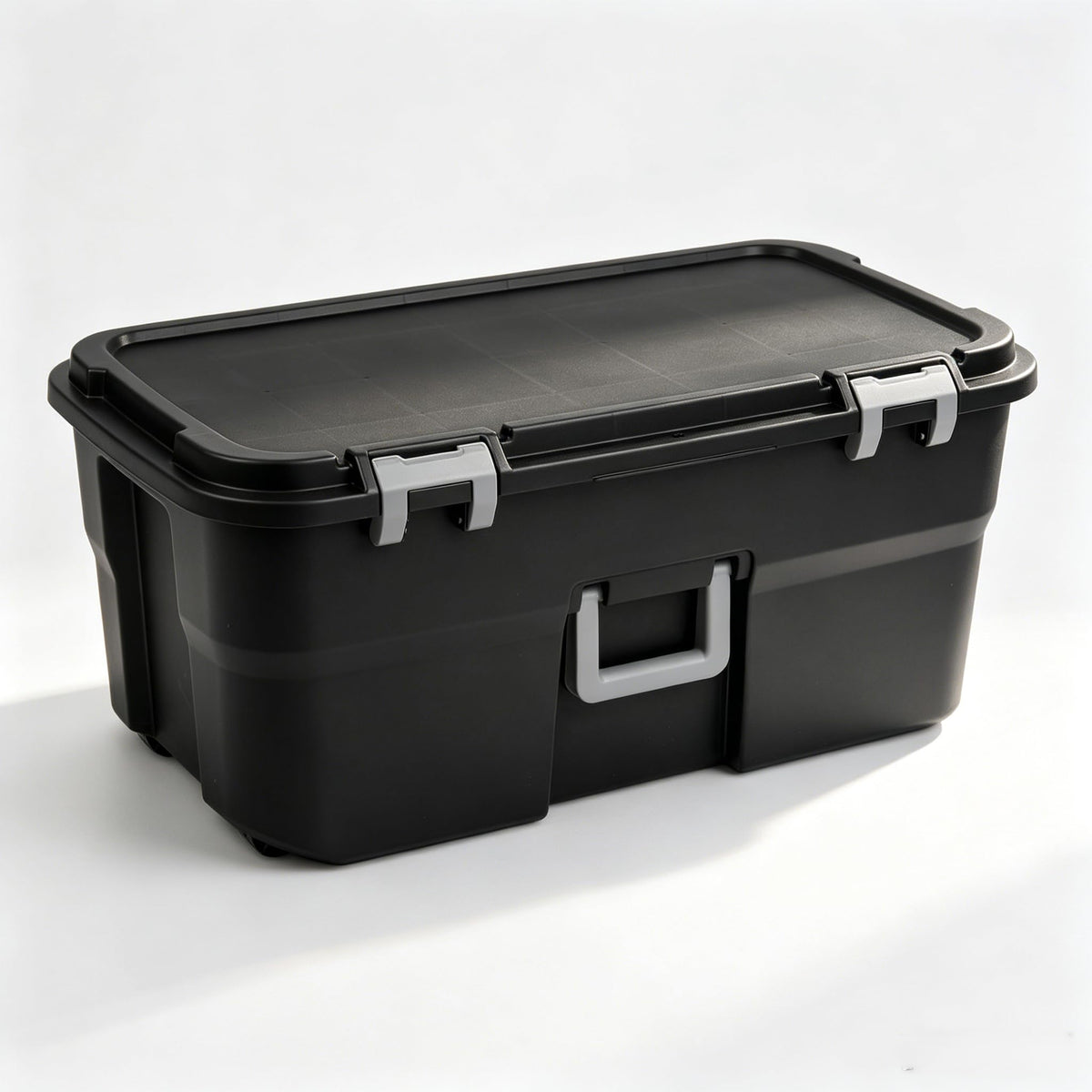 Black 22 Gal Wheeled Polypropylene Storage Trunk B770