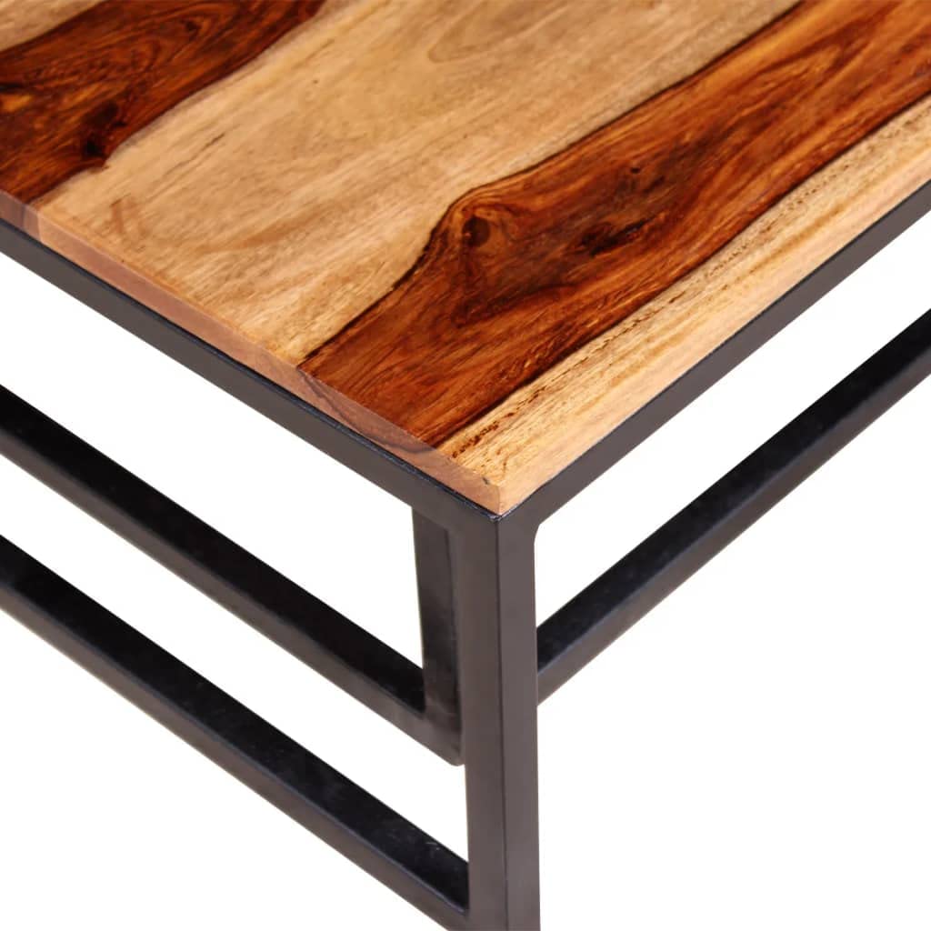 Two Piece Nesting Coffee Table Set Solid Sheesham Wood F179