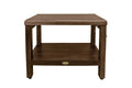 24" Teak Shower Bench with Shelf Z755680