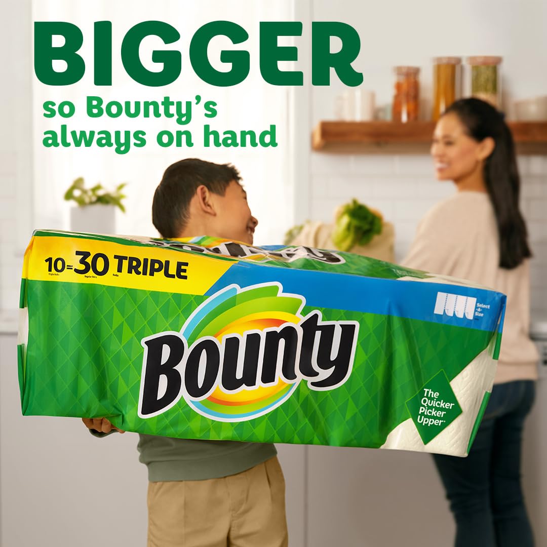 White Paper Towels, 6 Triple Rolls A28103